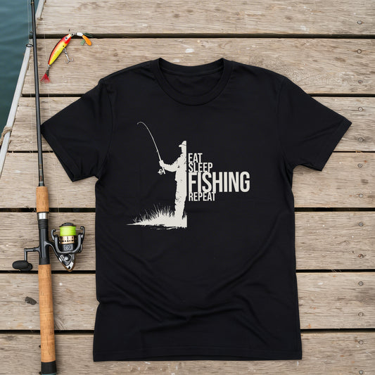 T-Shirt- Eat Sleep Fishing Repeat 2.0