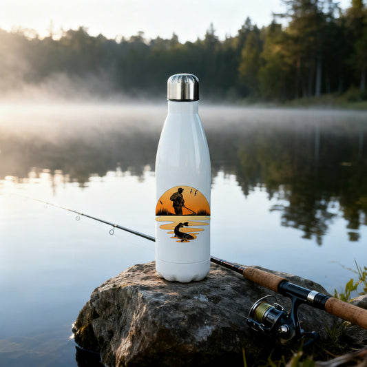 Edelstahl-Thermoflasche - Sundown Fish