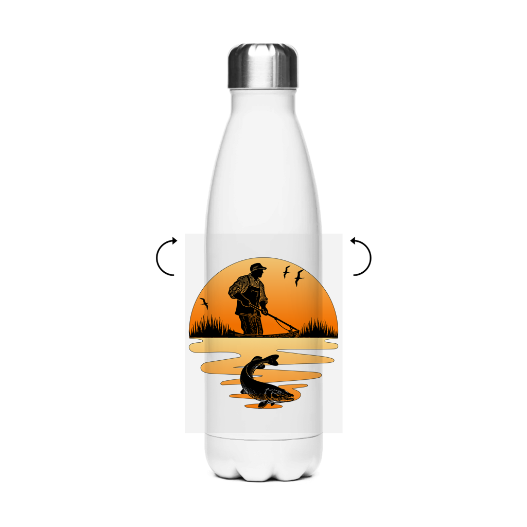 Edelstahl-Thermoflasche - Sundown Fish