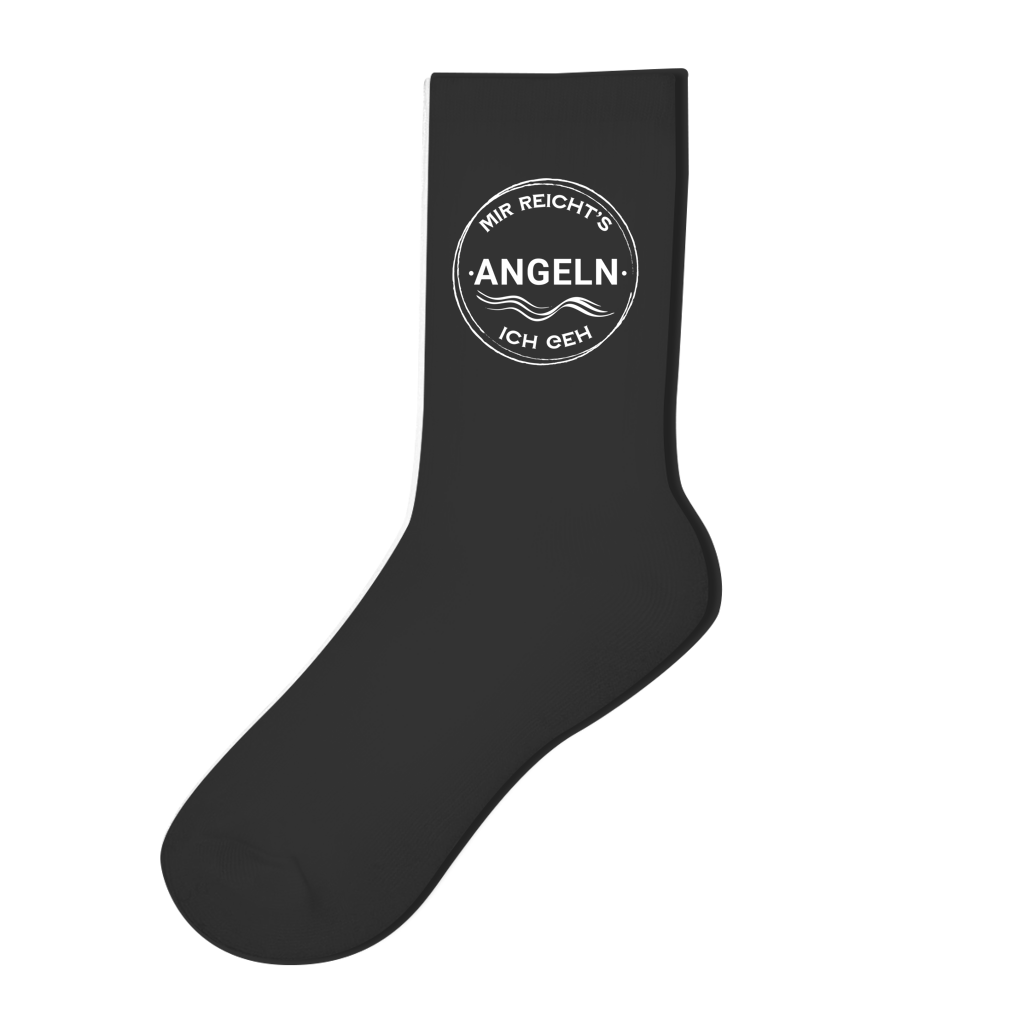 Socken - Mir reichts ich geh angeln