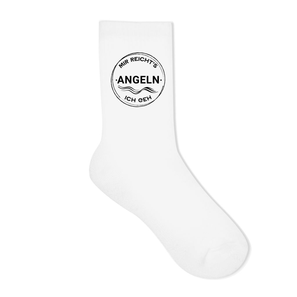 Socken - Mir reichts ich geh angeln