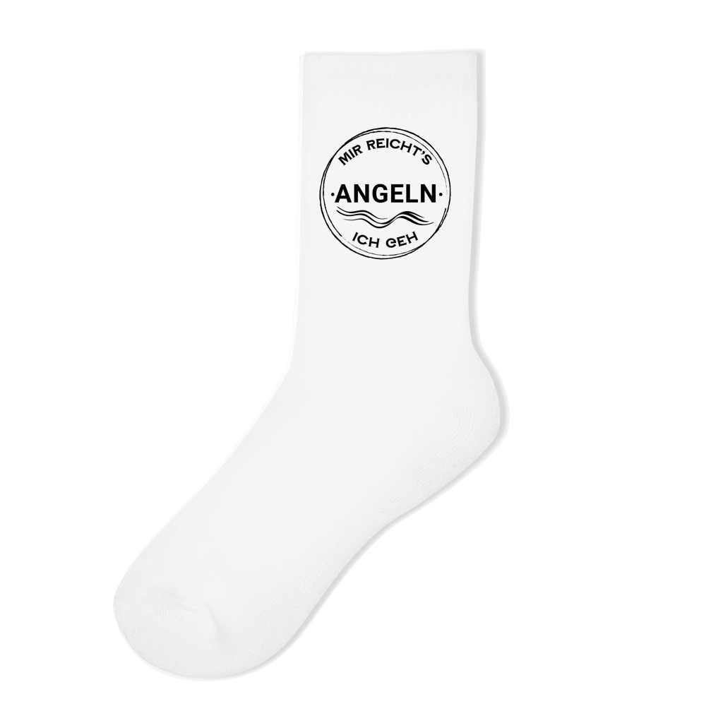 Socken - Mir reichts ich geh angeln