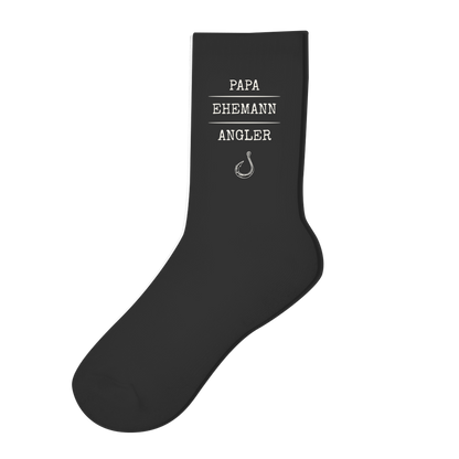 Socken - Papa, Ehemann, Angler