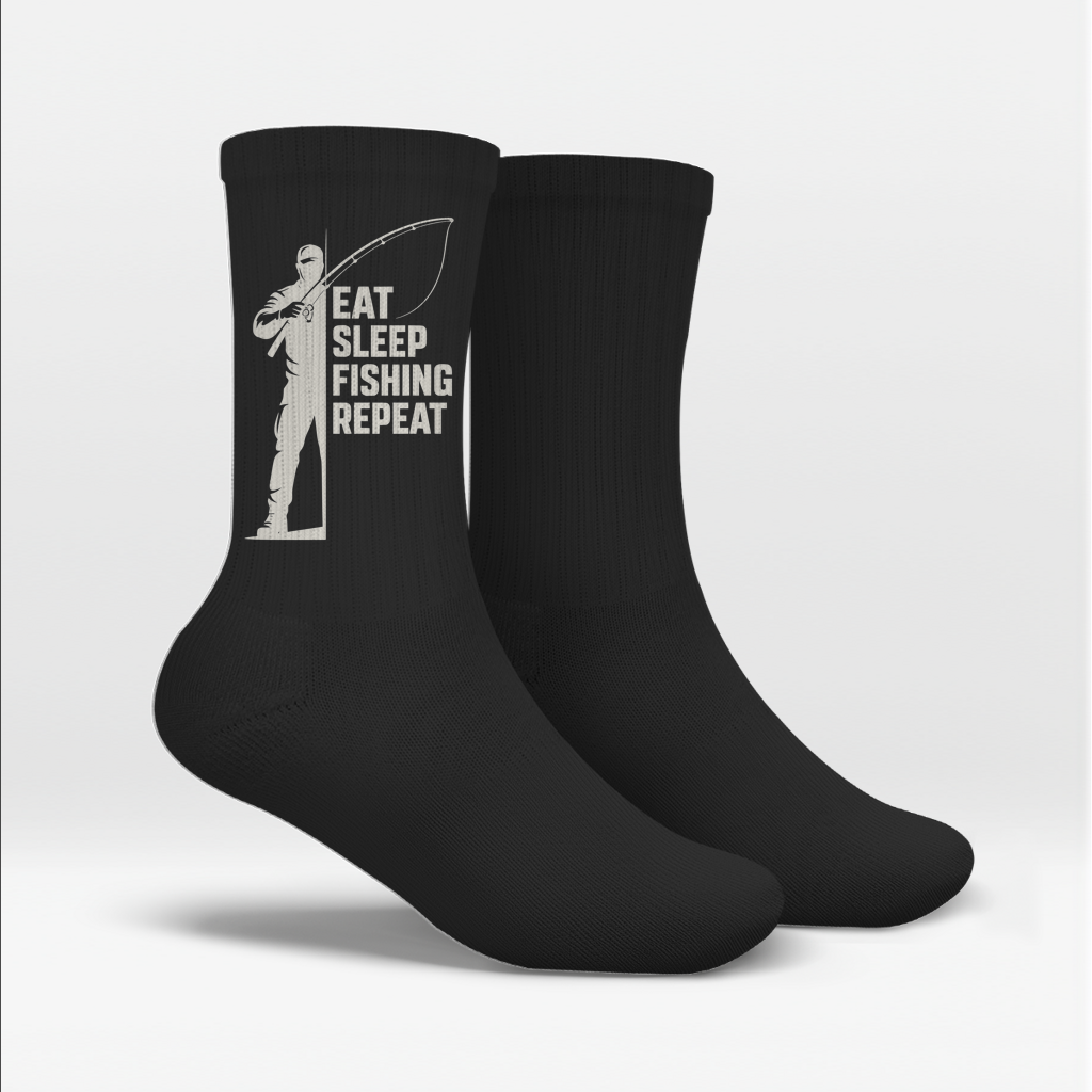 Socken - Eat, Sleep, FISHING, Repeat