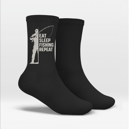 Socken - Eat, Sleep, FISHING, Repeat
