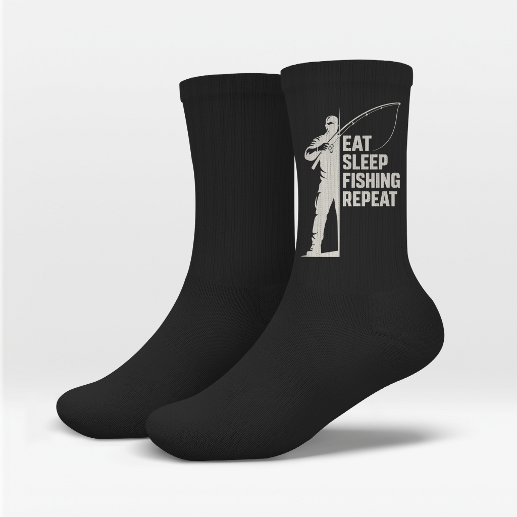 Socken - Eat, Sleep, FISHING, Repeat