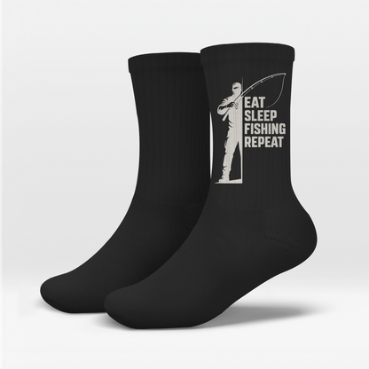 Socken - Eat, Sleep, FISHING, Repeat