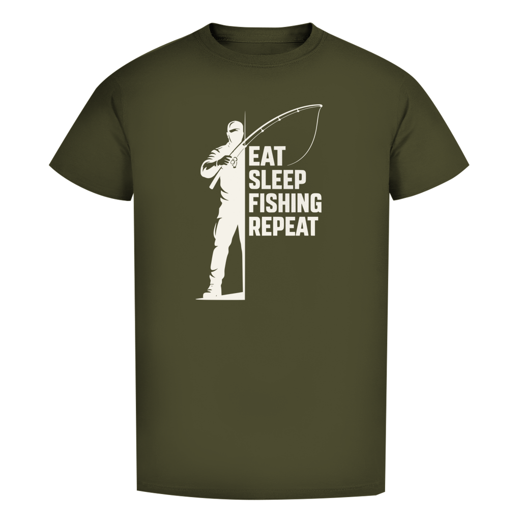 T-Shirt- Eat Sleep Fishing Repeat 1.0