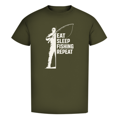 T-Shirt- Eat Sleep Fishing Repeat 1.0