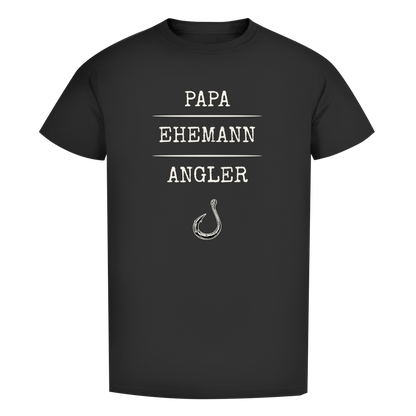 T-Shirt- Papa, Ehemann, Angler