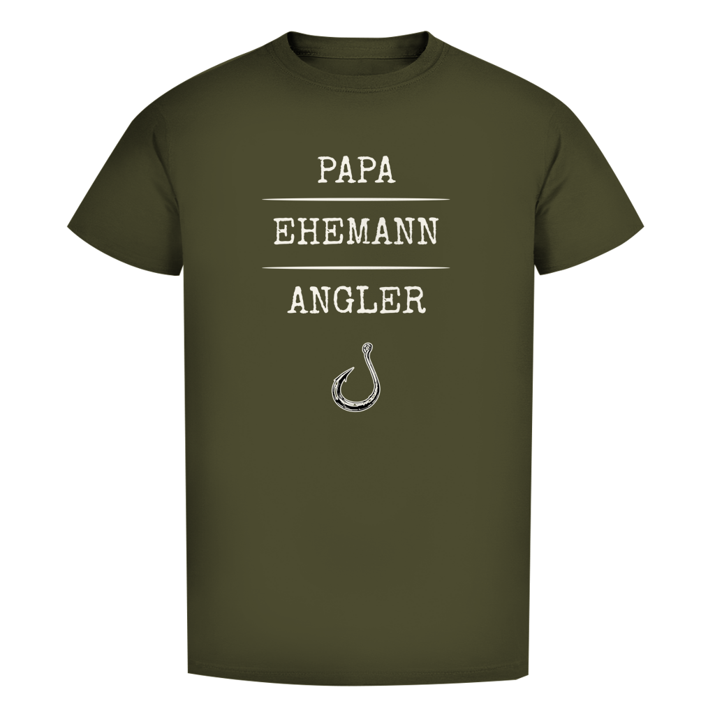 T-Shirt- Papa, Ehemann, Angler