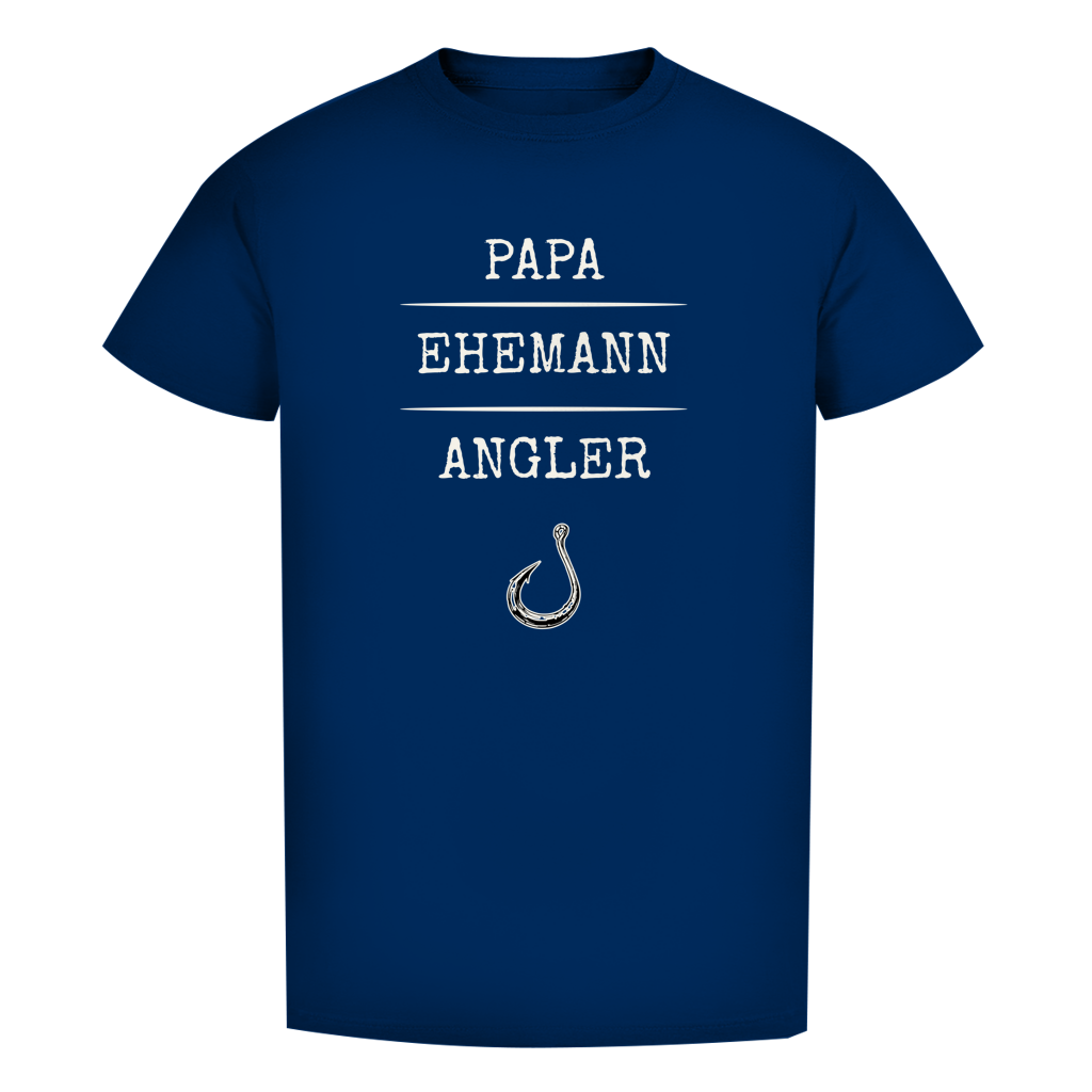 T-Shirt- Papa, Ehemann, Angler