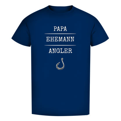 T-Shirt- Papa, Ehemann, Angler