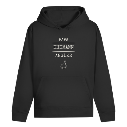 Hoodie - Papa, Ehemann, Angler