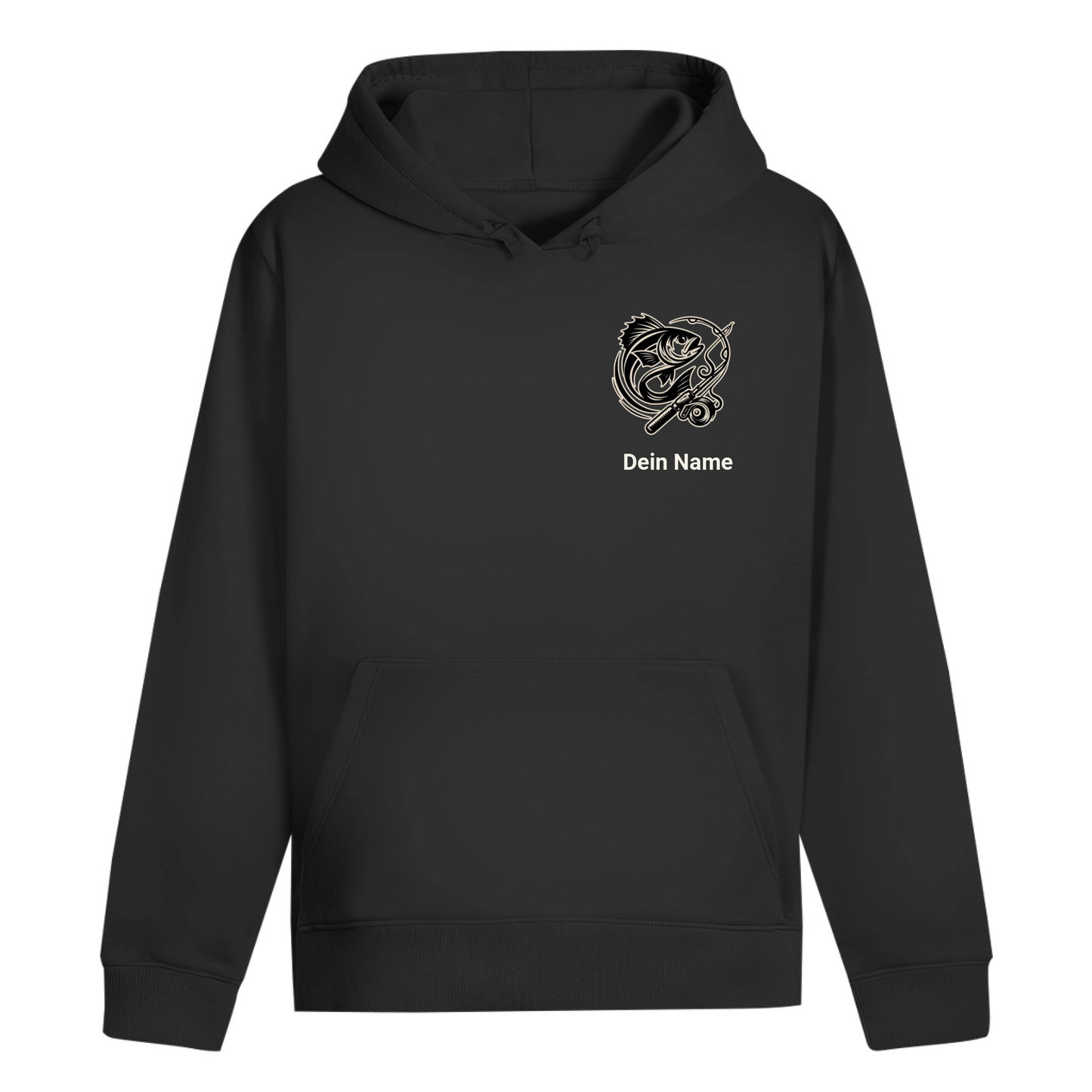 Hoodie - Angler Batch mit Namen