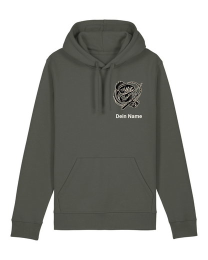Hoodie - Angler Batch mit Namen