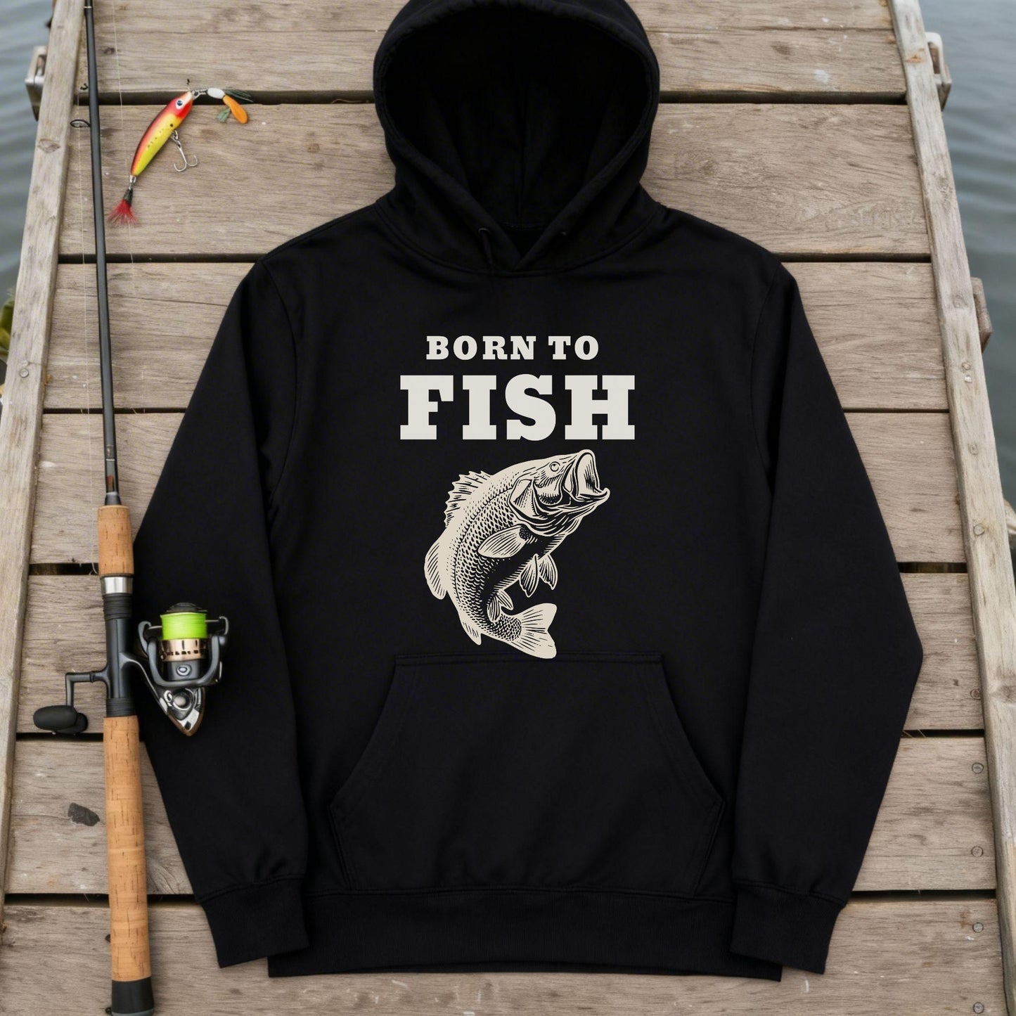 Hoodie - Born to Fish