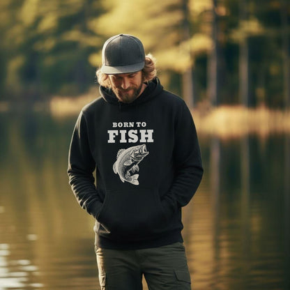 Hoodie - Born to Fish