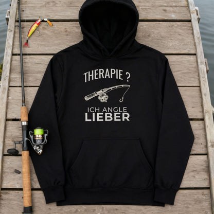 Hoodie - Therapie? Angeln