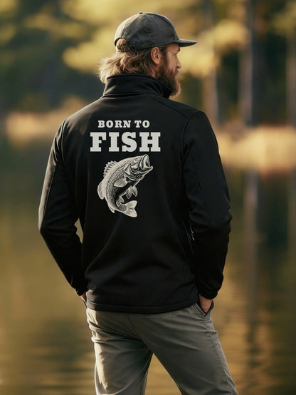 Softshelljacke - Born to Fish