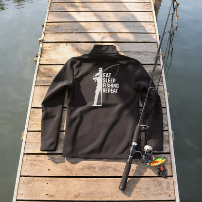 Softshelljacke - Eat, Sleep, Fishing, Repeat