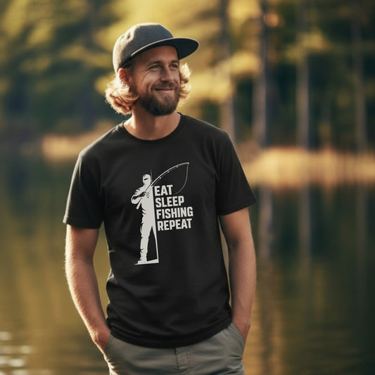 T-Shirt- Eat Sleep Fishing Repeat 1.0