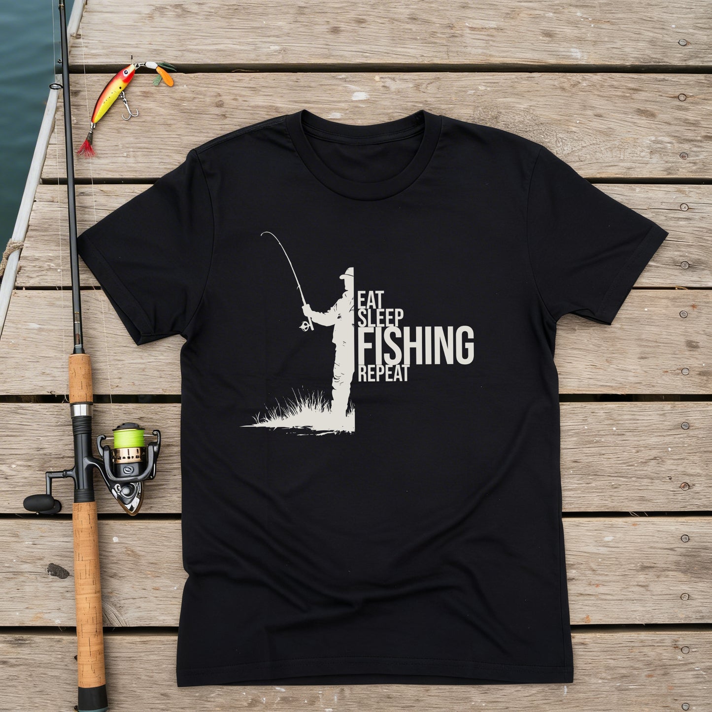T-Shirt- Eat Sleep Fishing Repeat 2.0