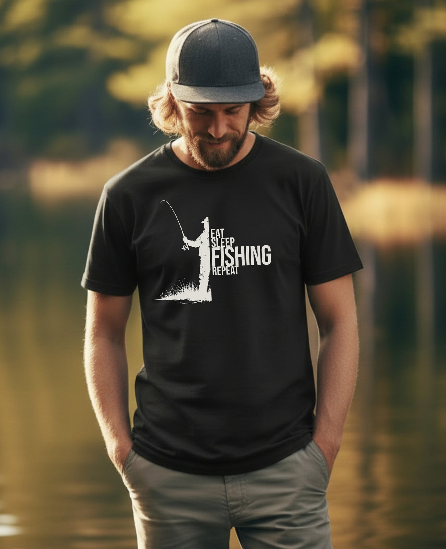 T-Shirt- Eat Sleep Fishing Repeat 2.0