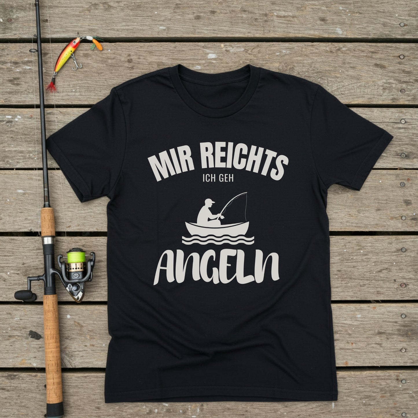 T-Shirt- Mir reichts ich geh angeln 1.0