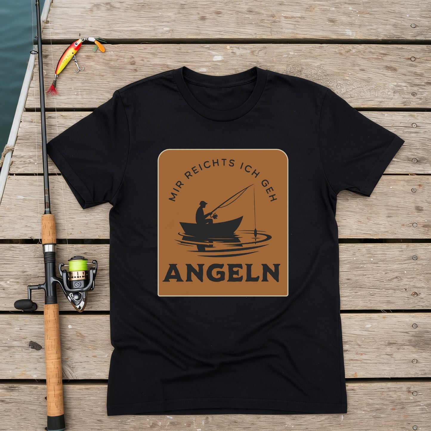 T-Shirt- Mir reichts ich geh angeln 2.0