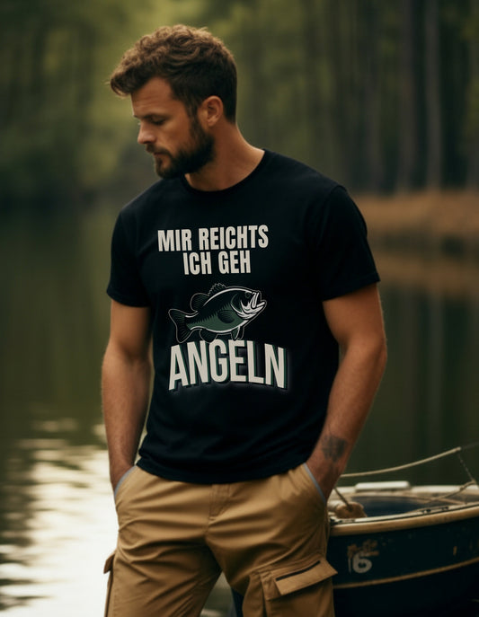 T-Shirt- Mir reichts ich geh angeln 3.0