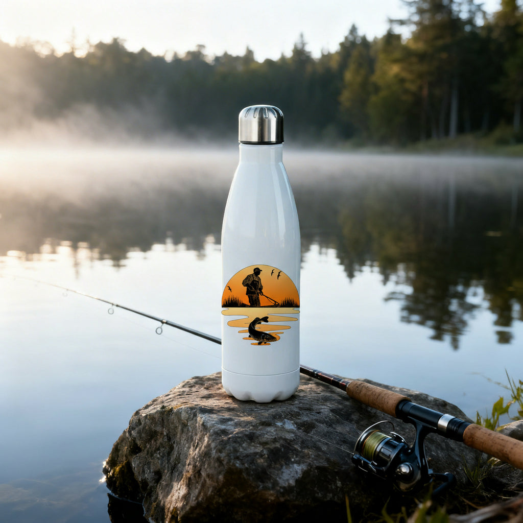 Edelstahl-Thermoflasche - Sundown Fish